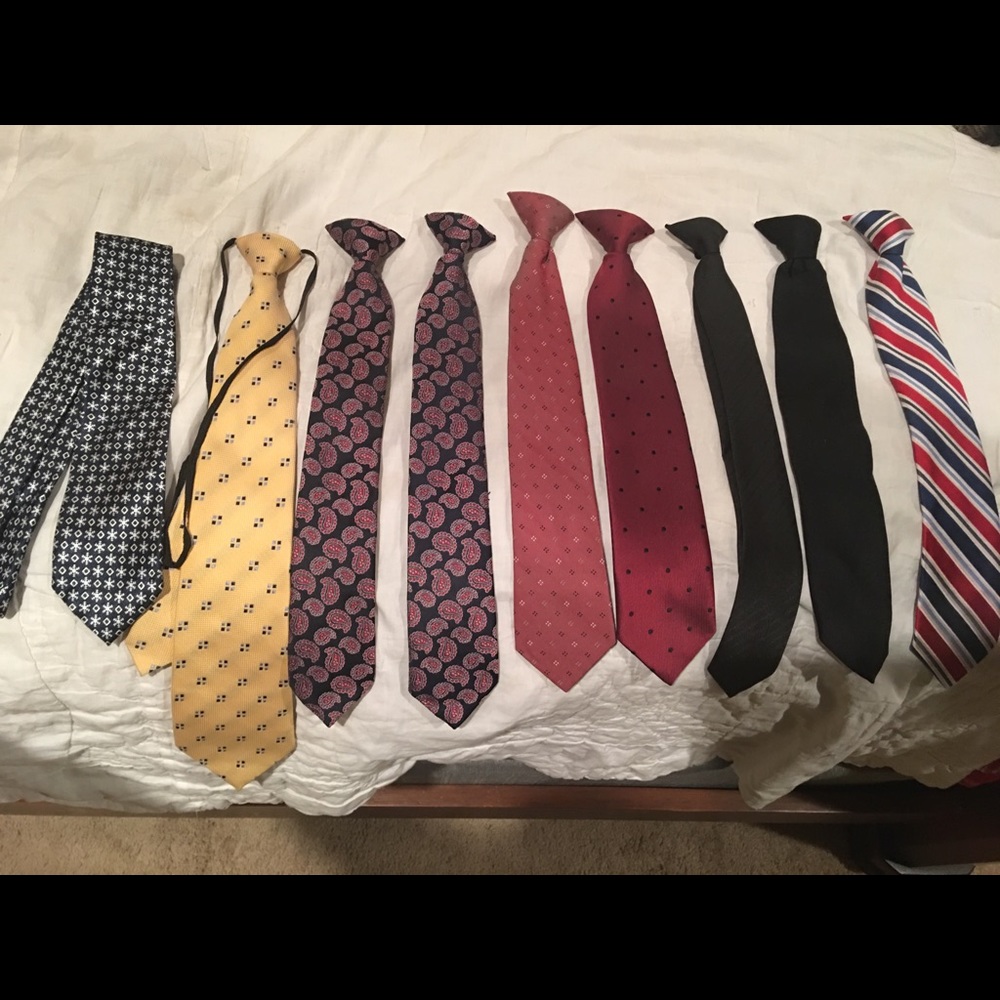 Boys ties - lot of 9